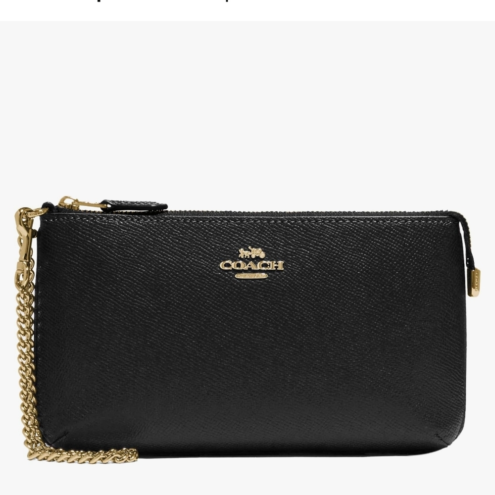 Coach Black Wristlet